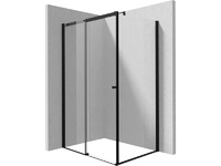 Душ кабина Kerria Plus Nero 120см