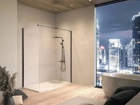 Стилна душ кабина Calypso Win Black B1 80x140см