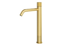 Златен висок смесител за мивка Logica Shine