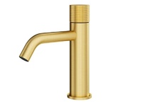 Елегантен смесител за мивка Logica Shine Brushed Gold